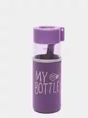 Фиолетовый my bottle в термочехле