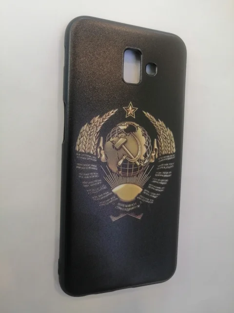 Силиконовый чехол Samsung j6 Plus с рисунком