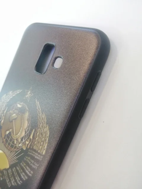 Силиконовый чехол Samsung j6 Plus с рисунком