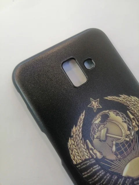 Силиконовый чехол Samsung j6 Plus с рисунком