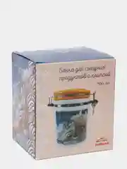Банка для сыпучих продуктов, с клипсой, 700 мл