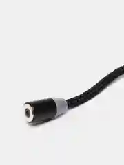 Черный кабель магнитный для зарядки телефона Lightning / micro-USB / Type-C