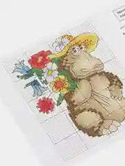 Открытка почтовая, со схемой