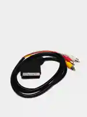 Шнур SCART - 3 x RCA, с переключателем Вход - Выход, 1.2 метра