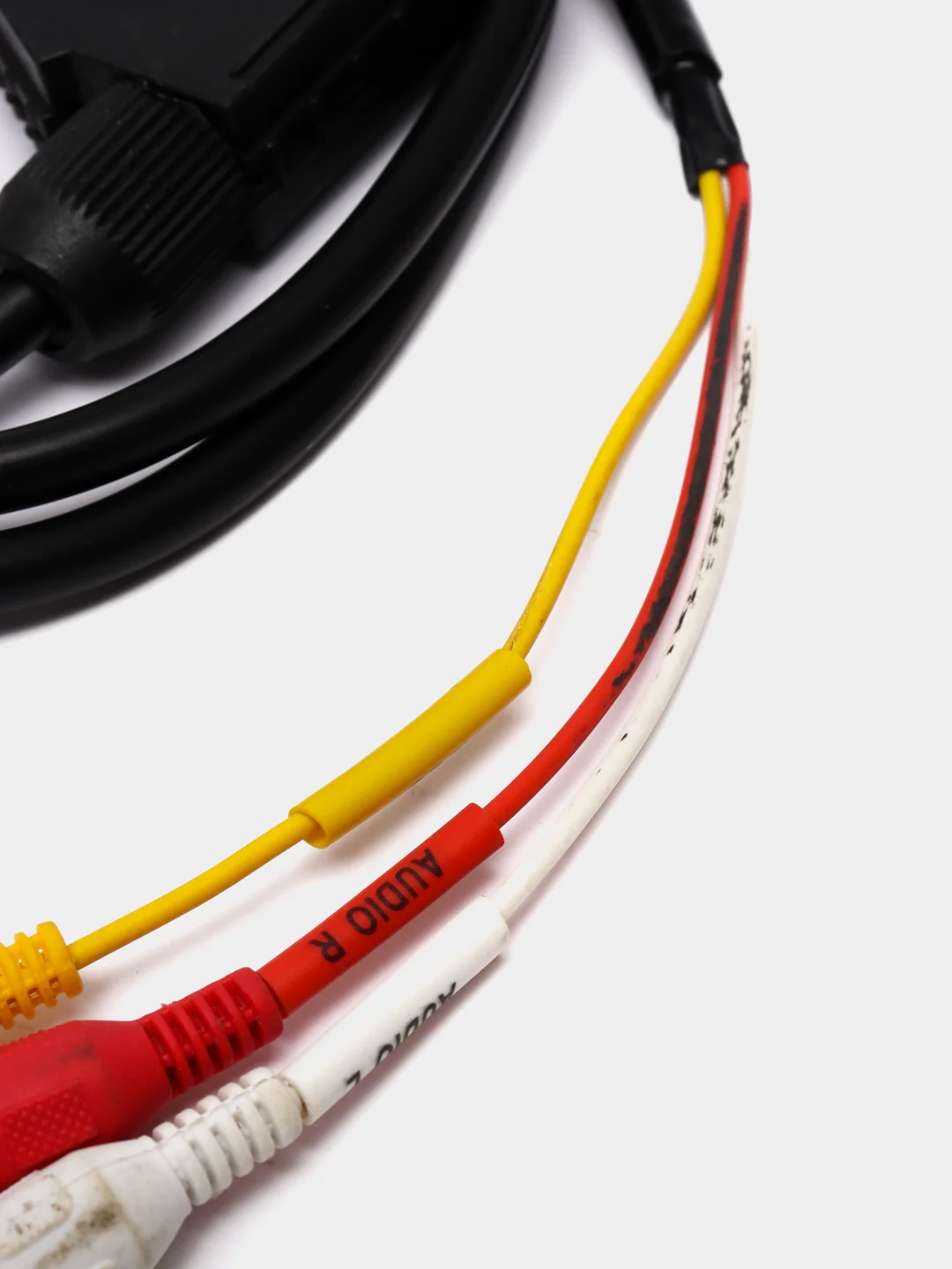 Шнур SCART - 3 x RCA, с переключателем Вход - Выход, 1.2 метра