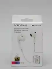 Белый наушники с микрофоном Borofone BM30 Max (3.5mm/Type-C/Lightning)
