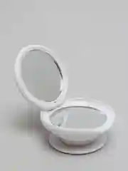Белый попсокет Popsocket Зеркало-держатель для телефона и наушников. Яркие краски, золото, волны