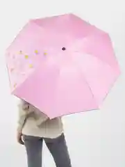 Конфетный двухсторонний механический зонт