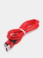 Красный кабель зарядки Micro-USB, Type-C, 8PIN-lightning, с подсветкой