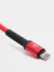 Красный кабель зарядки Micro-USB, Type-C, 8PIN-lightning, с подсветкой