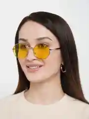 Желтый очки солнцезащитные унисекс, в футляре
