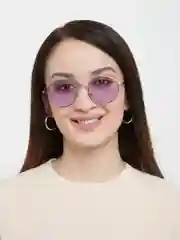 Лавандовый очки солнцезащитные унисекс, в футляре