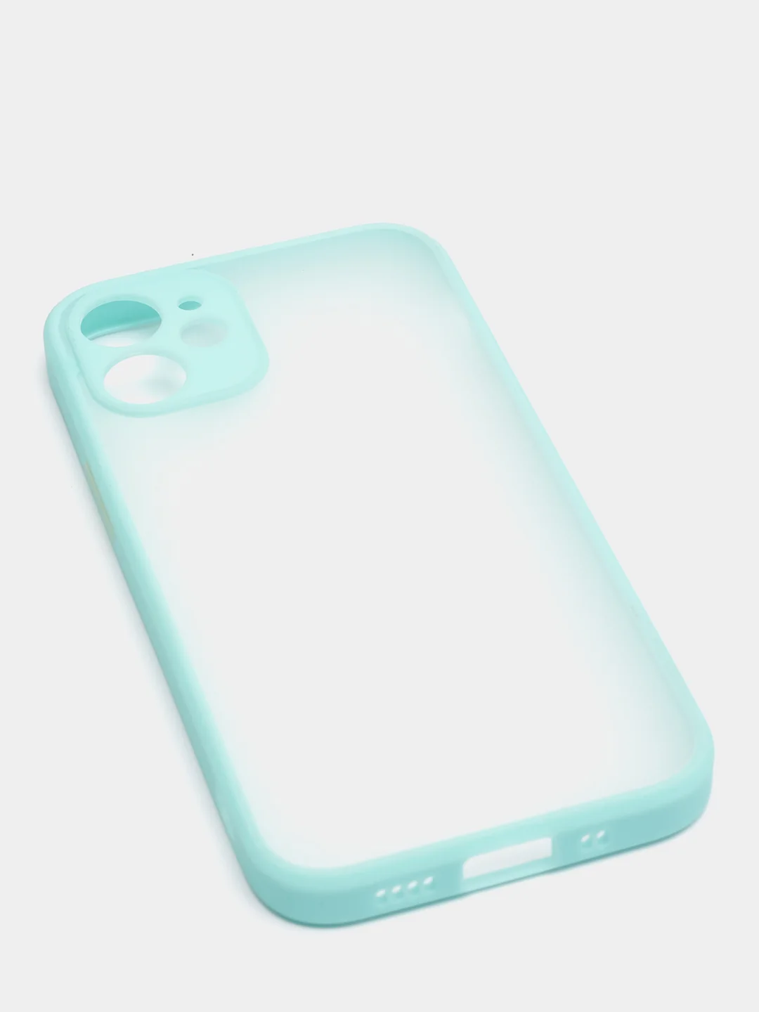 Бирюзовый чехол iPhone 12 mini матовый