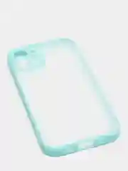 Бирюзовый чехол iPhone 12 mini матовый