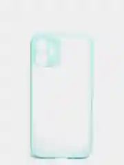 Бирюзовый чехол iPhone 12 mini матовый