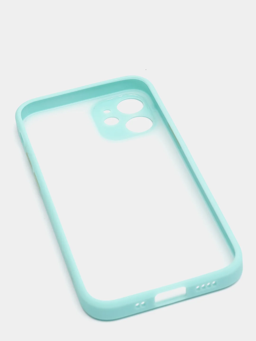 Бирюзовый чехол iPhone 12 mini матовый