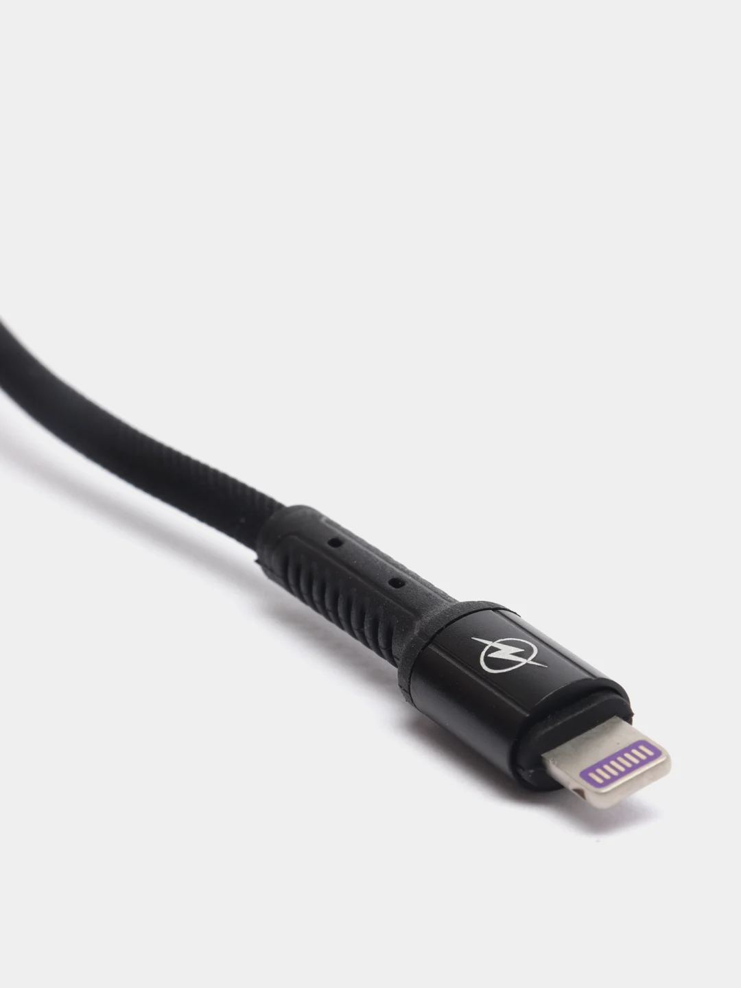 Черный кабель зарядки Micro-USB, Type-C, 8PIN-lightning, с подсветкой