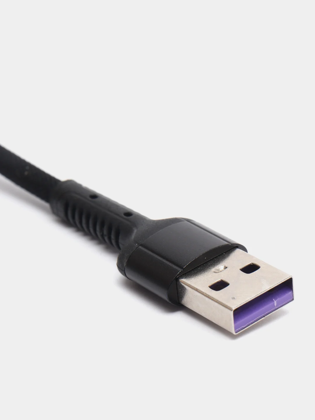 Черный кабель зарядки Micro-USB, Type-C, 8PIN-lightning, с подсветкой