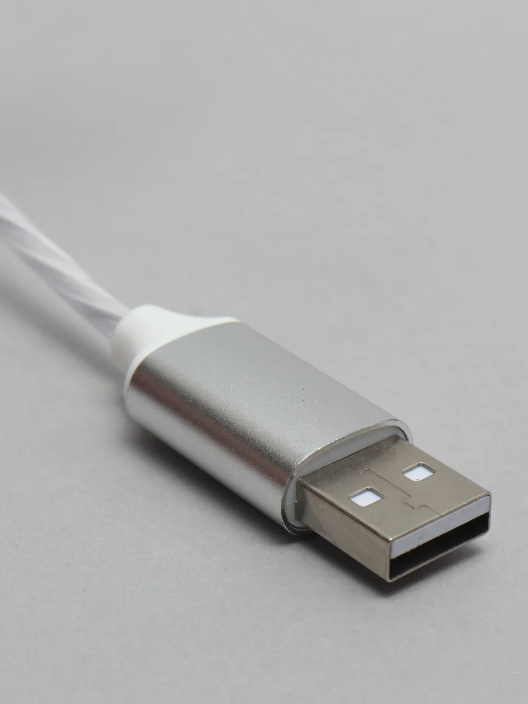 Ледяной кабель зарядки Micro-USB, Type-C, 8PIN-lightning, с подсветкой