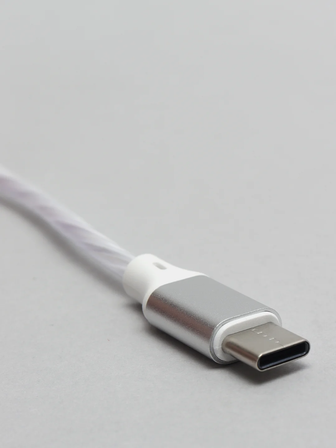 Ледяной кабель зарядки Micro-USB, Type-C, 8PIN-lightning, с подсветкой