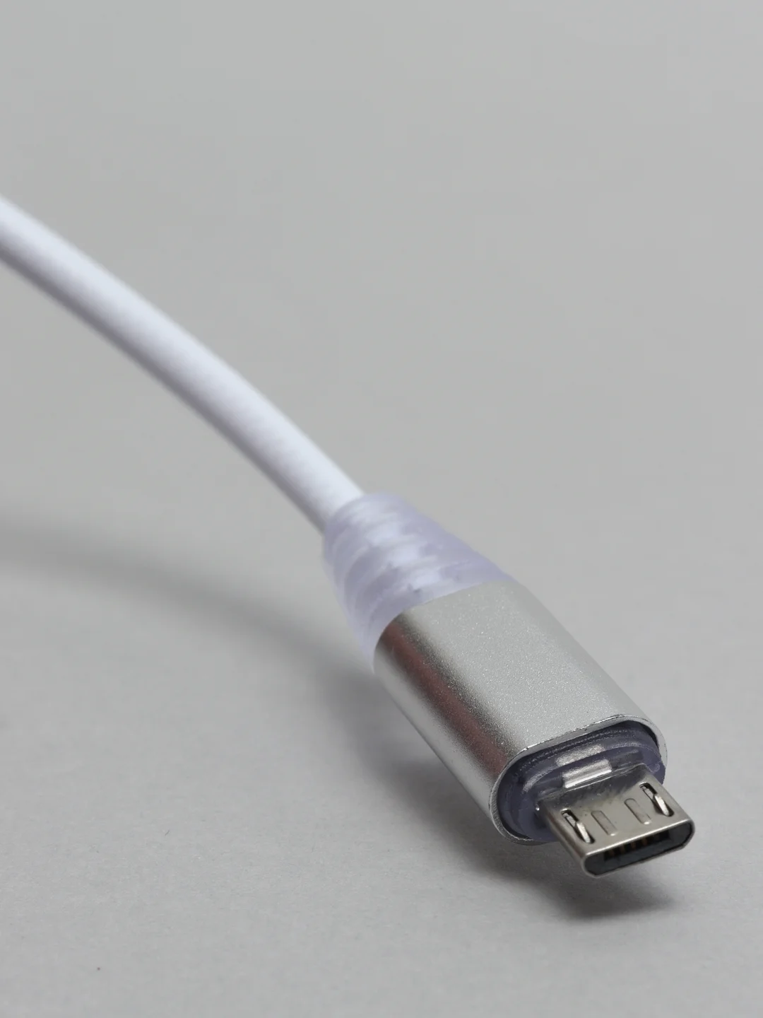 Молочный кабель зарядки Micro-USB, Type-C, 8PIN-lightning, с подсветкой