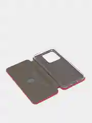 Красный чехол книжка на Tecno Spark 8C / Tecno Spark Go 2022