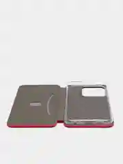 Красный чехол книжка на Tecno Spark 8C / Tecno Spark Go 2022