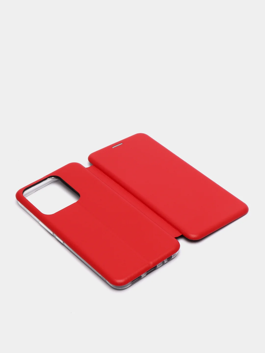 Красный чехол книжка на Tecno Spark 8C / Tecno Spark Go 2022