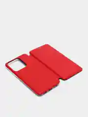 Красный чехол книжка на Tecno Spark 8C / Tecno Spark Go 2022