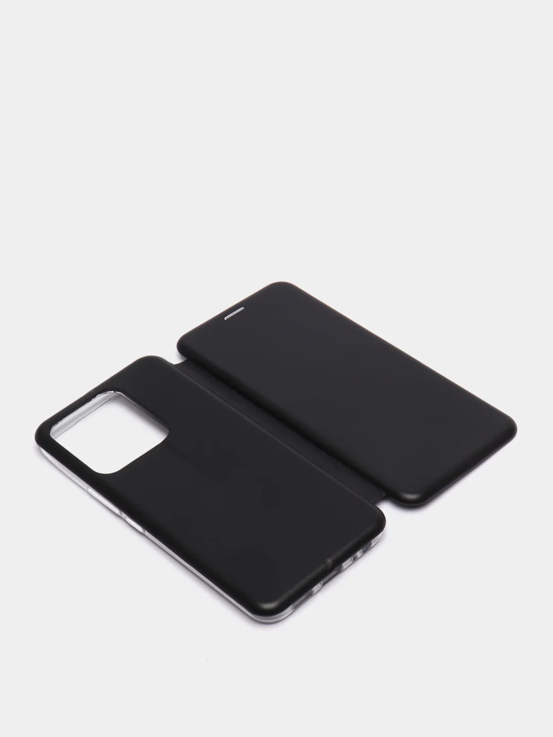 Черный чехол книжка на Tecno Spark 8C / Tecno Spark Go 2022