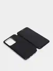 Черный чехол книжка на Tecno Spark 8C / Tecno Spark Go 2022