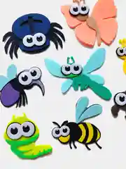 Насекомые из фетра для творчества и развивающих игр