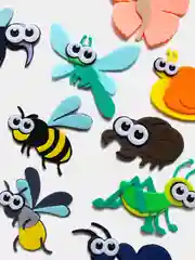 Насекомые из фетра для творчества и развивающих игр