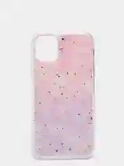 Сиреневый чехол для iPhone 11, с принтом