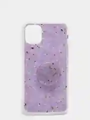 Пурпурный чехол для iPhone 11, с принтом