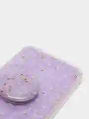 Пурпурный чехол для iPhone 11, с принтом