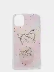 Пастельно-коралловый чехол для iPhone 11, с принтом
