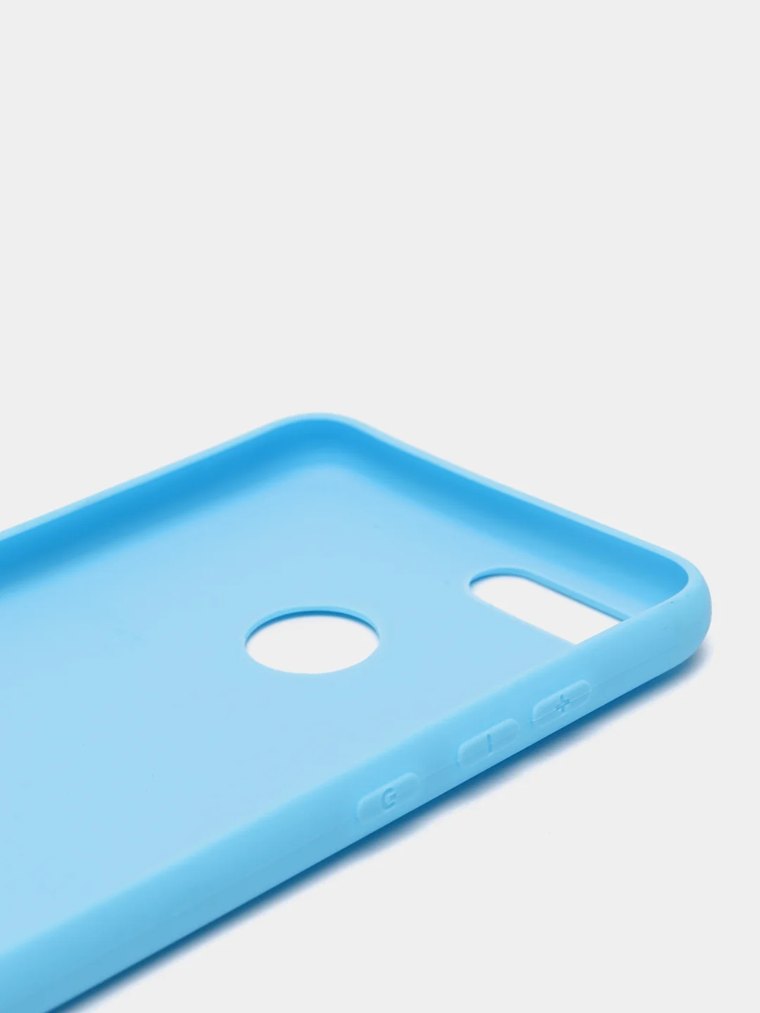 Голубой чехол Huawei Honor 9 Lite силиконовый