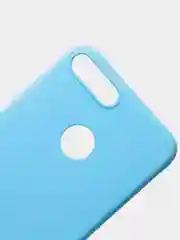Голубой чехол Huawei Honor 9 Lite силиконовый