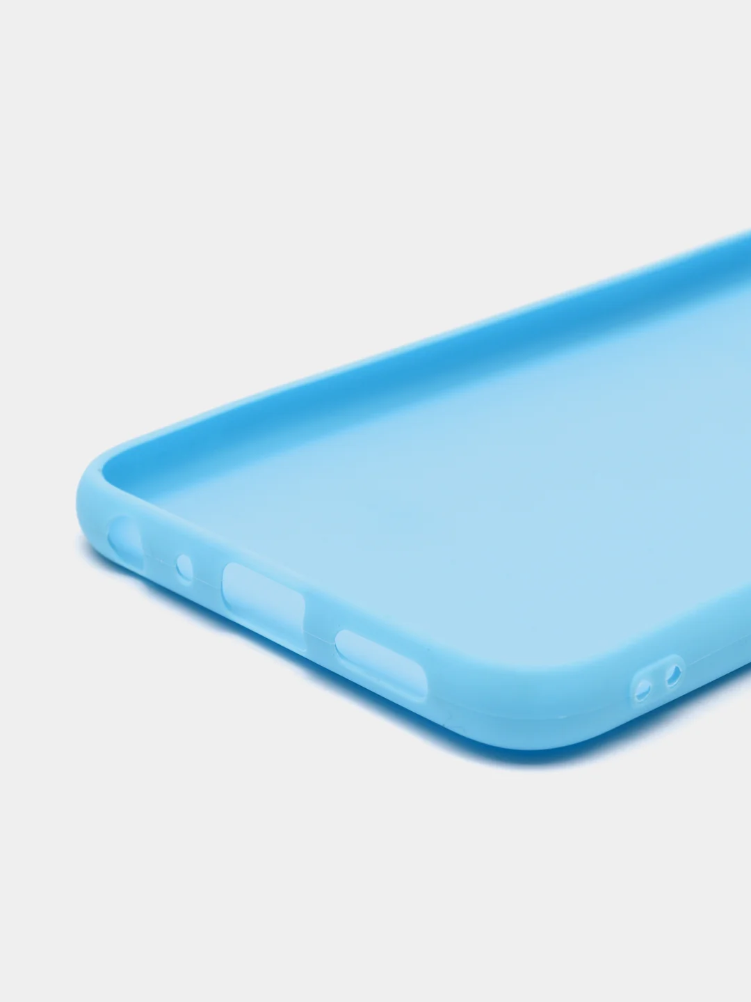 Голубой чехол Huawei Honor 9 Lite силиконовый