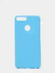 Голубой чехол Huawei Honor 9 Lite силиконовый