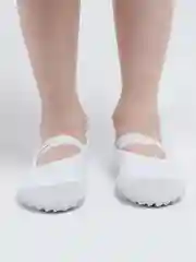 Белый балетки спортивные