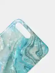 Лесной зеленый мраморный чехол для айфон iPhone 12 Mini, c попсокетом