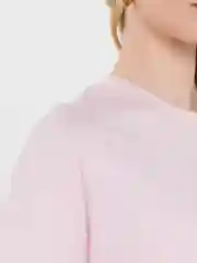Розовый футболка оверсайз