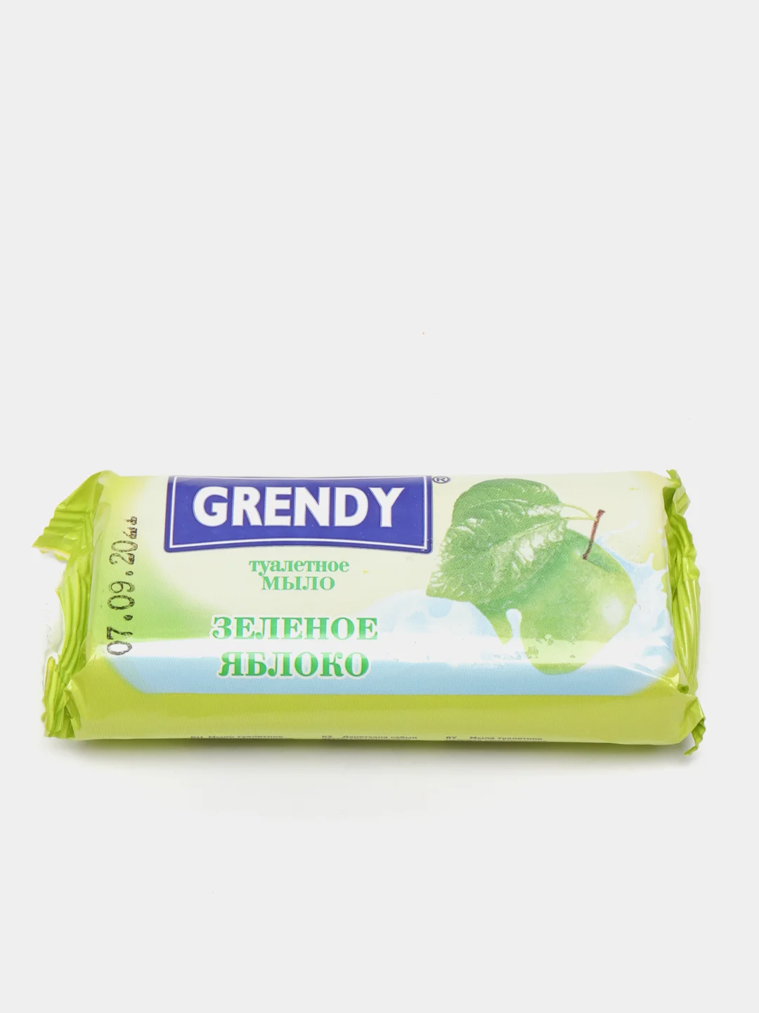Белый мыло туалетное Grendy, детское, банное 75 гр, 90/100 гр