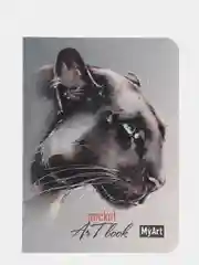 Багровый скетчбук MyArt Pocket Artbook, А6, без линовки, 100 г/м2, 80 листов. Проф-Пресс