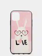 Розовый чехол для iPhone 11, с принтом