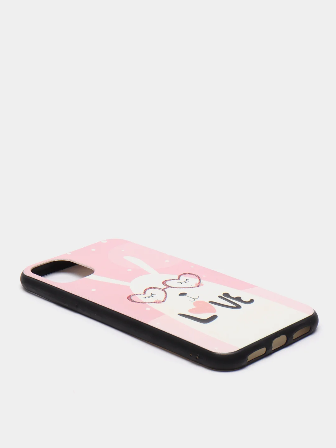 Розовый чехол для iPhone 11, с принтом