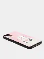 Розовый чехол для iPhone 11, с принтом