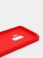 Красный чехол на Samsung (Самсунг) S8, S9, S9 plus, S10, S10 plus, S10e